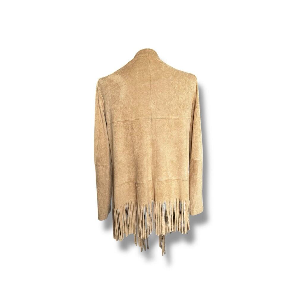 Zara Tan Fringe Jacket - Picture 3 of 5